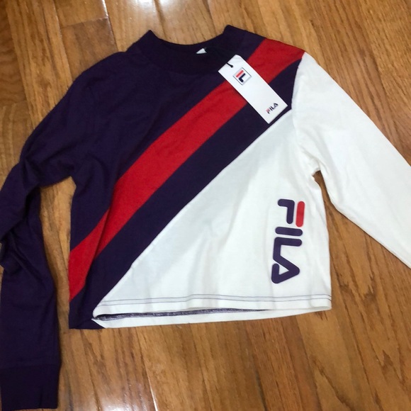 Fila Crop Top Sweater - Picture 1 of 1